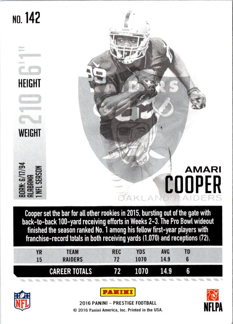 2016 Panini Prestige Amari Cooper