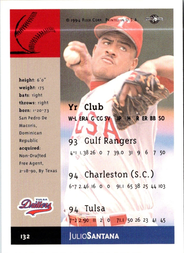 1994 Fleer Excel Julio Santana