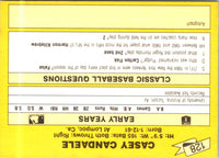 1987 Classic Update Yellow Casey Candaele #128