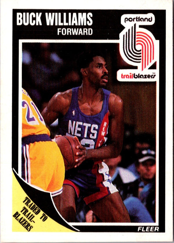 1989 Fleer Buck Williams #132