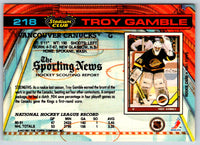1991 Stadium Club Troy Gamble #218