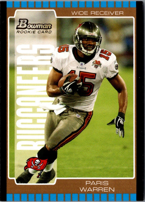 2005 Bowman Paris Warren #210 Rookie