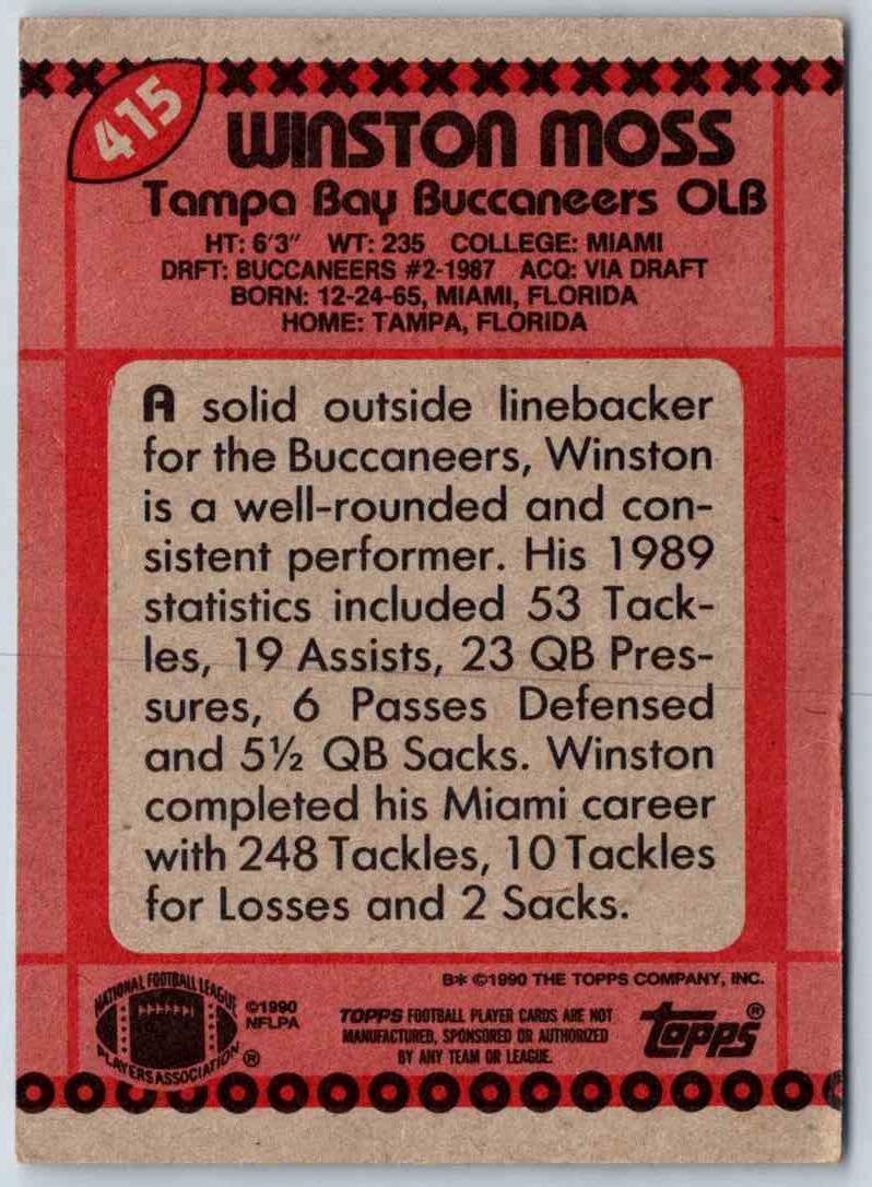 1983 Topps Winston Moss