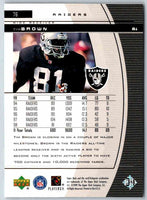 1999 Upper Deck Black Diamond Tim Brown #76