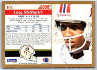 1991 Score Greg McMurtry #161