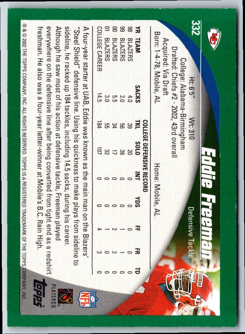 2002 Topps Eddie Freeman