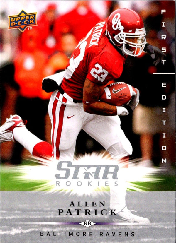 2008 Upper Deck First Edition Allen Patrick #192 Rookie