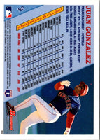 1996 Bowman Juan Gonzalez #95