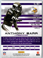 2014 Panini Rookies And Stars Anthony Barr #107
