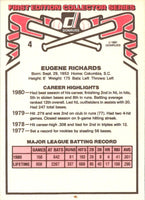 1981 Donruss Gene Richards #4