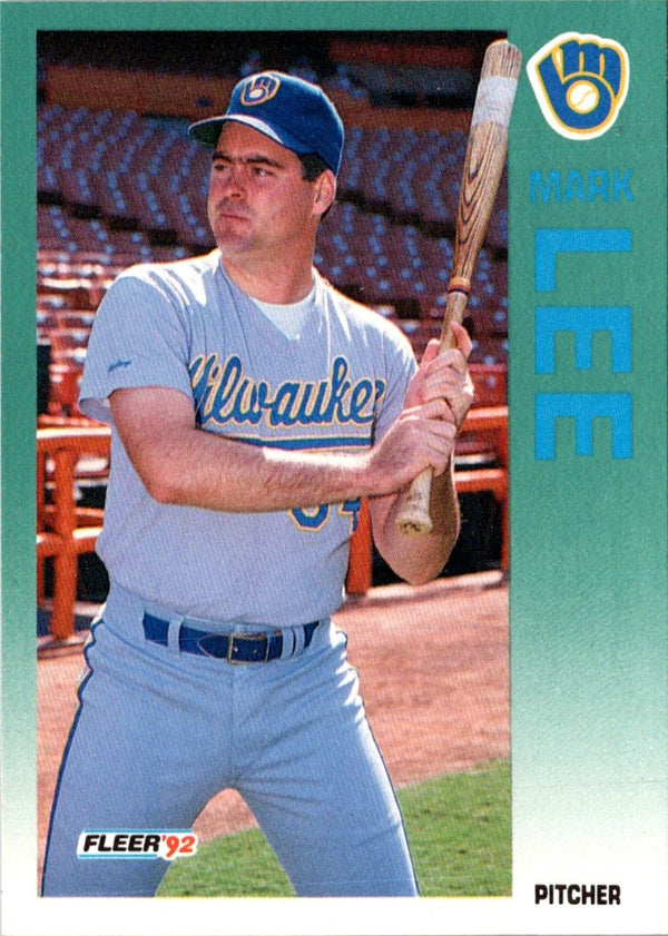 1992 Fleer Mark Lee #180