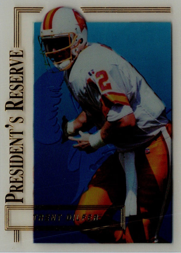 1996 Collector's Edge President's Reserve Trent Dilfer #390