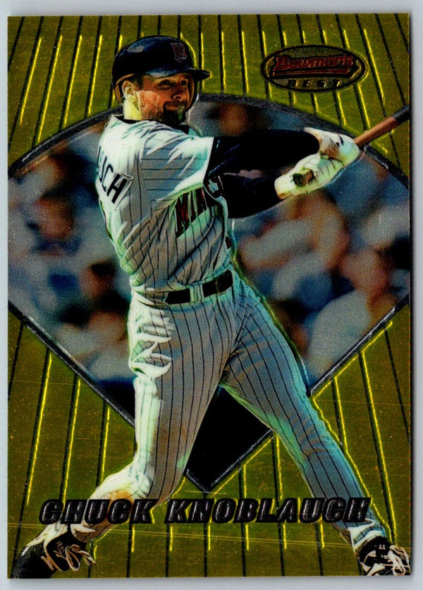 1996 Bowman's Best Chuck Knoblauch #34