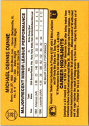 1987 Donruss The Rookies Mike Dunne