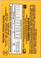 1987 Donruss The Rookies Mike Dunne #38