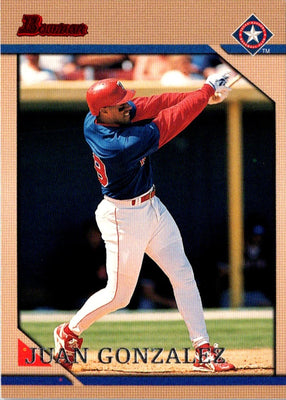 1996 Bowman Juan Gonzalez #95
