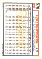 1992 Topps Lou Whitaker #570
