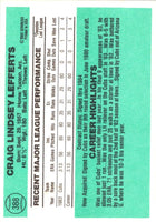 1984 Donruss Craig Lefferts #388 Rookie