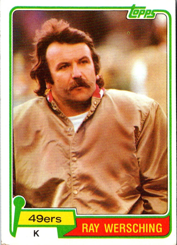 1981 Topps Ray Wersching #36 EX