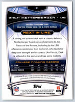 2014 Bowman Football Zach Mettenberger #21