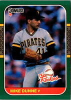 1987 Donruss The Rookies Mike Dunne #38