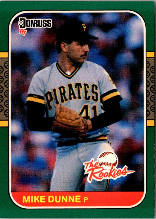 1987 Donruss The Rookies Mike Dunne #38