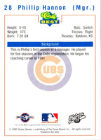 1992 Classic Best Huntington Cubs Phillip Hannon #28