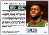 1991 Proset World League Demetrius Davis #34
