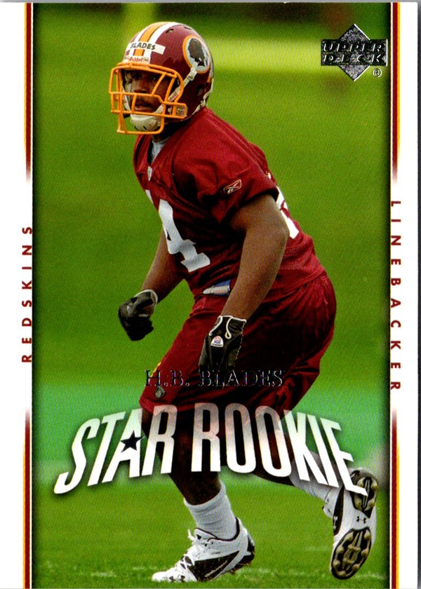 2007 Upper Deck Star Rookies Rookie Exclusives Edition H.B. Blades #274