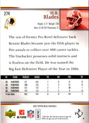 2007 Upper Deck Star Rookies Rookie Exclusives Edition H.B. Blades