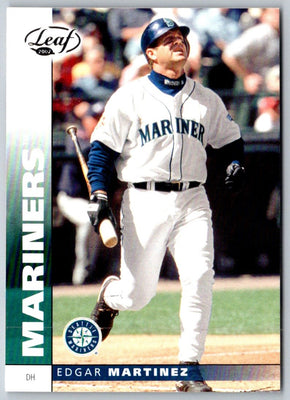 2002 Leaf Edgar Martinez #141