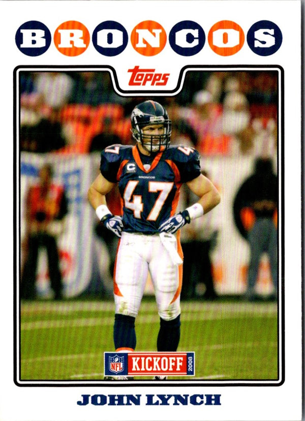 2008 Topps Kickoff John Lynch #165