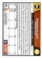 2008 Topps Kickoff Donald Lee #143