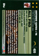 2007 Topps Antonio Gates