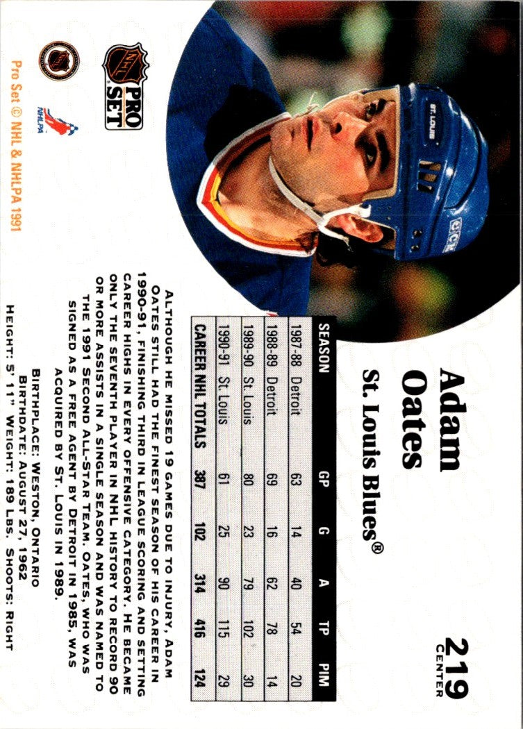 1991 Pro Set Adam Oates