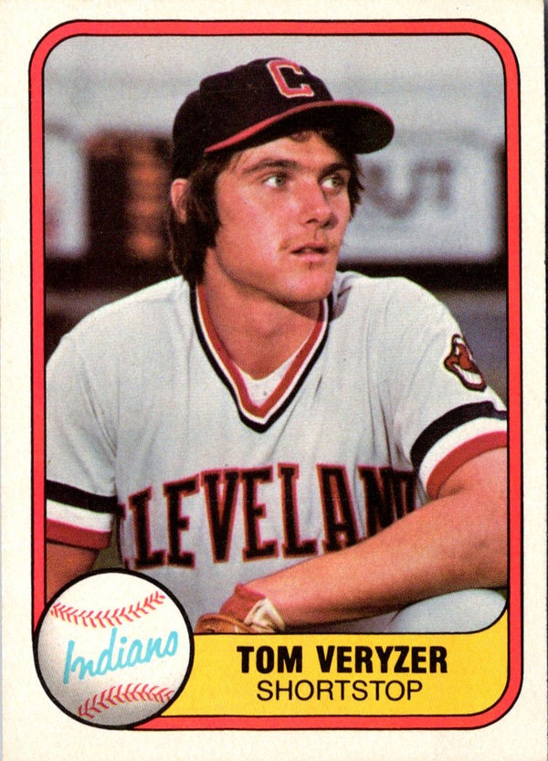 1981 Fleer Tom Veryzer #390