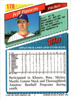 1993 Topps Jeff Fassero #178