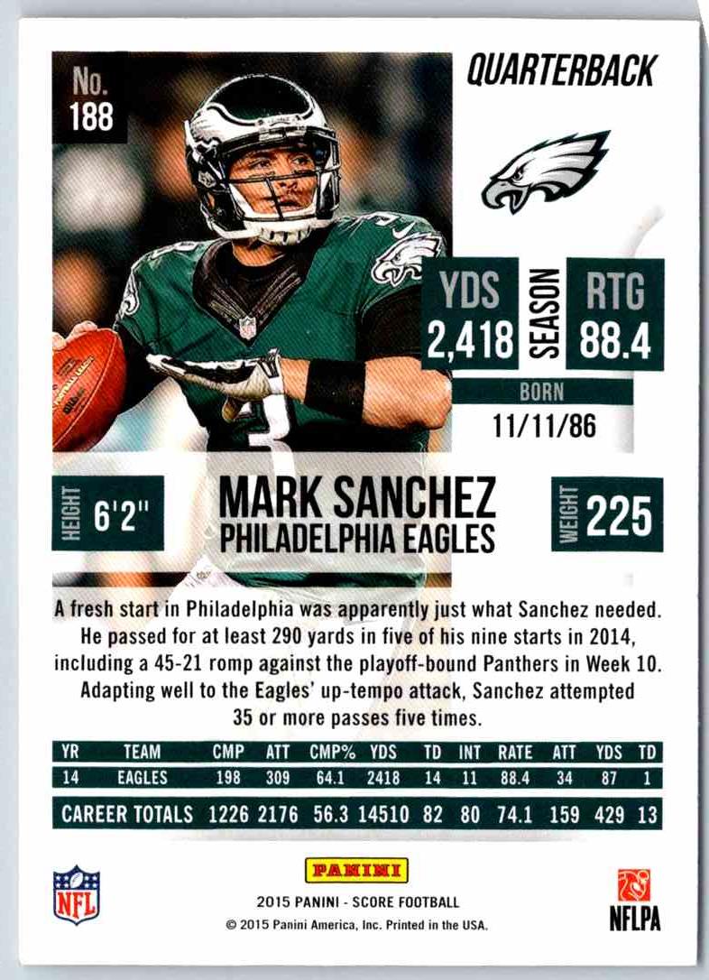 2014 Contenders Mark Sanchez