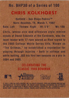 2006 Bowman Heritage Prospects Chris Kolkhorst #BHP30