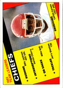 1984 Topps 1983 Team Leaders Chiefs/Carlos Carson