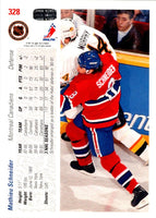 1991 Upper Deck Mathieu Schneider #328