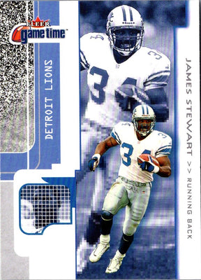 2001 Fleer Game Time Extra James Stewart #62