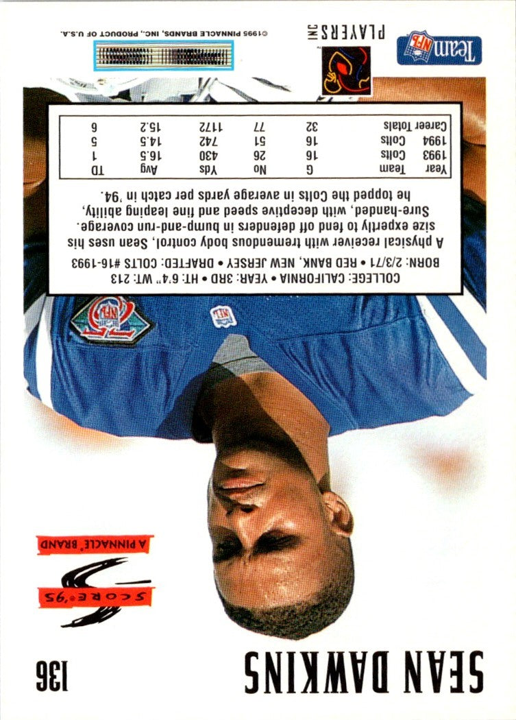 1995 Score Sean Dawkins