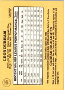 1985 Donruss Leon Durham