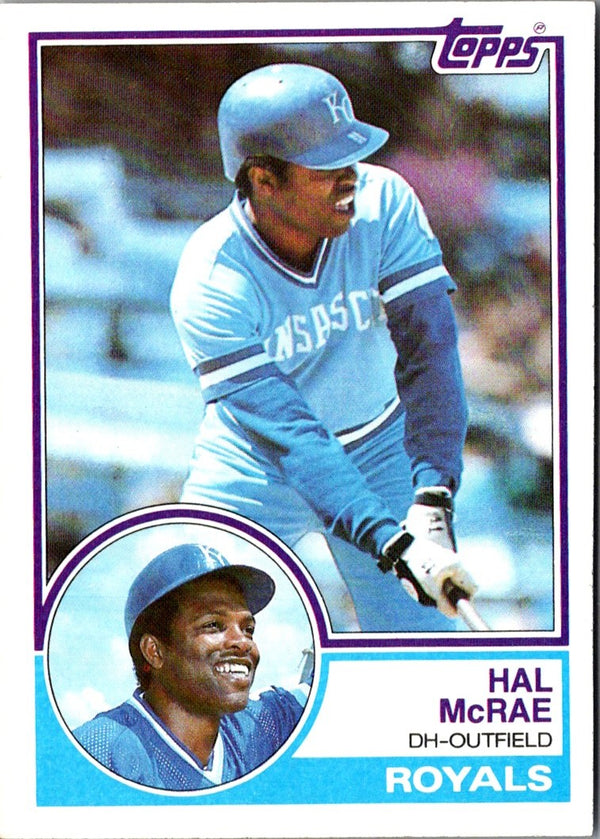 1983 Topps Hal McRae #25 EX