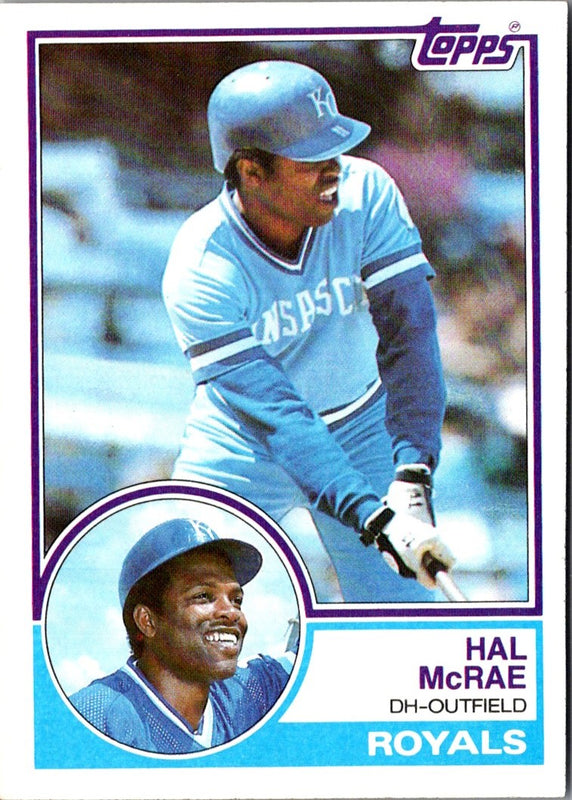 1983 Topps Hal McRae #25 EX
