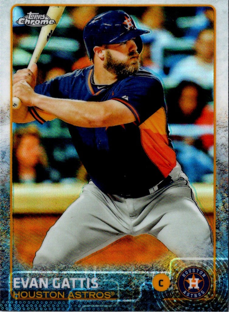 2015 Topps Chrome Evan Gattis