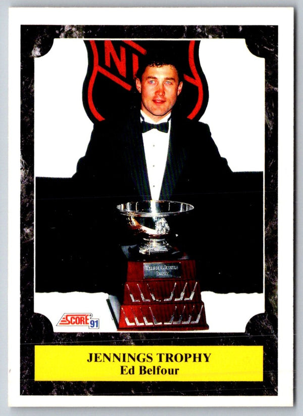 1991 Score American Ed Belfour (Jennings Trophy) #433