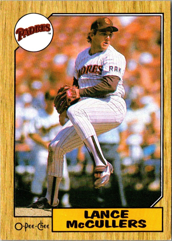 1987 O-Pee-Chee Lance McCullers #71