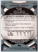 2013 Topps Strata Ezekiel Ansah #112 Rookie